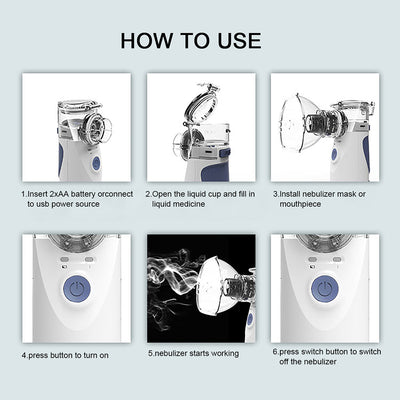 Mini Handheld portable Inhale Nebulizer Review by Sara Al Marzooqi