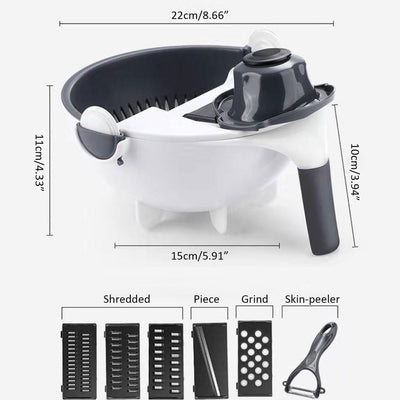 9 In 1 Multifunctional Vegetable Slicer Review by Noura Al Suwaidi