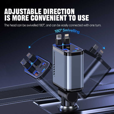 Retractable Car Charger w Review by Mariam Khalil