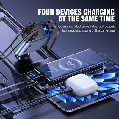 Retractable Car Charger w Review by Fatima Al Mansoori