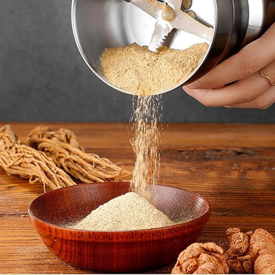 Stainless Steel Electric Grinder w Review by Sara Al Marzooqi