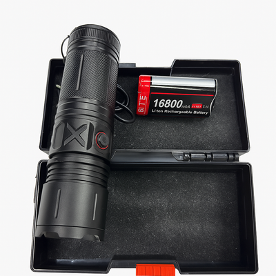 High-Power Rechargeable LED Flashlight Kit w Review by Zayed Al Hashimi