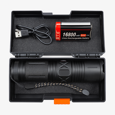 High-Power Rechargeable LED Flashlight Kit w Review by Rashid Al Nuaimi
