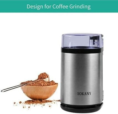 Electric Coffee Grinder w Review by Omar Al Shamsi