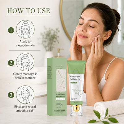 Triple Enzyme Green Tea Exfoliating Aqua Peel Gel Review by Hamdan Malik