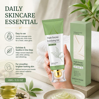 Triple Enzyme Green Tea Exfoliating Aqua Peel Gel Review by Omar Al Shamsi