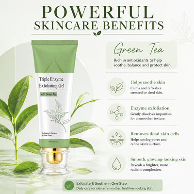 Triple Enzyme Green Tea Exfoliating Aqua Peel Gel Review by Reem Al Falasi