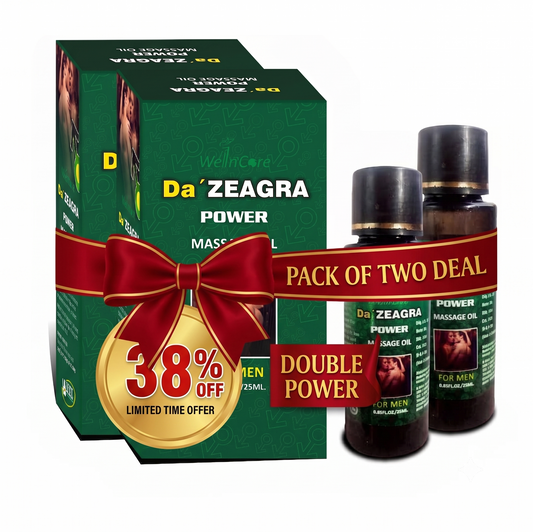 Da' ZEAGRA Power Massage Oil (Pack of 2) - 38% OFF arbia| EMZO UAE