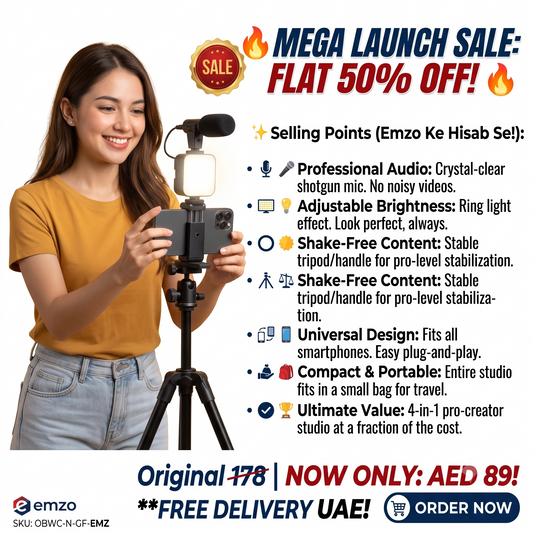 Smartphone & Camera Vlogging Studio Kits