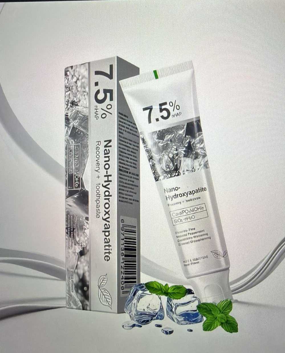 7.5% Nano Hydroxyapatite Fluoride Toothpaste for Teeth Whitening