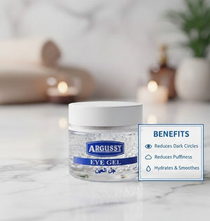 Lightweight non-greasy clear gel formula for fast absorbing eye hydration.