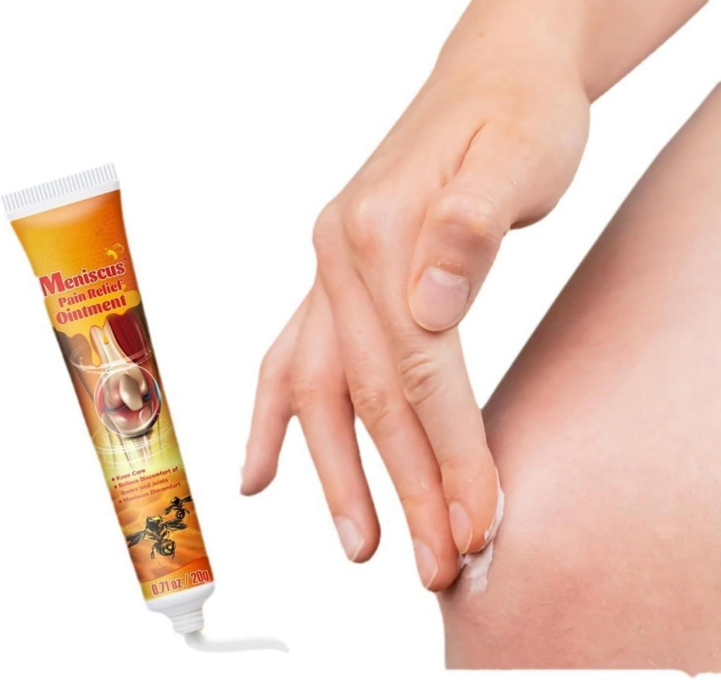 Bee Venom Joint Pain Relief Gel tube and packaging layout
