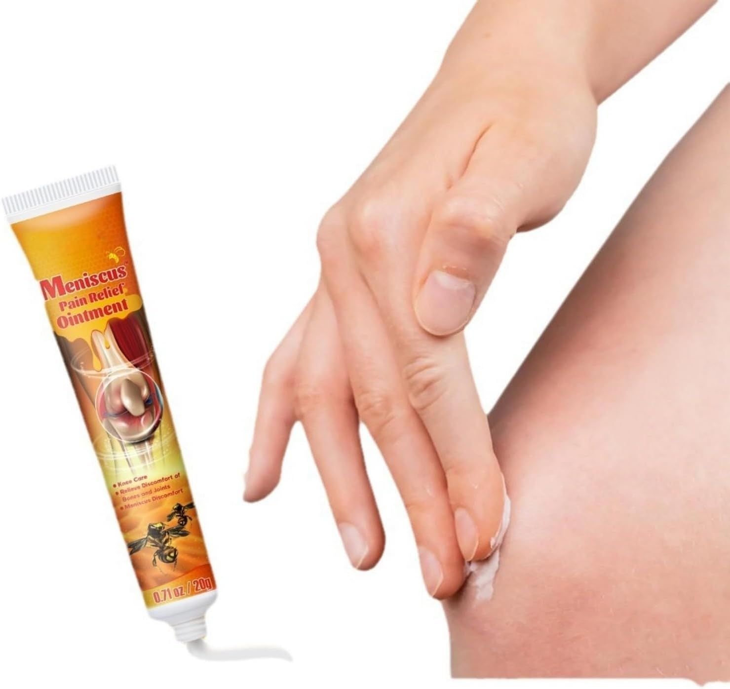 Bee Venom Joint Pain Relief Gel tube and packaging layout