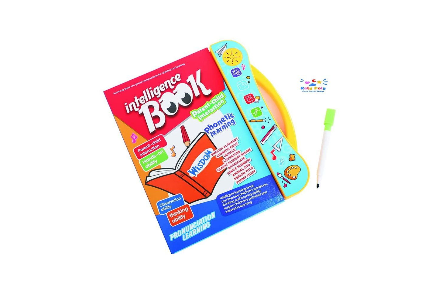 Interactive Kids Intelligence Book | Electronic Phonetic Learning E-Book