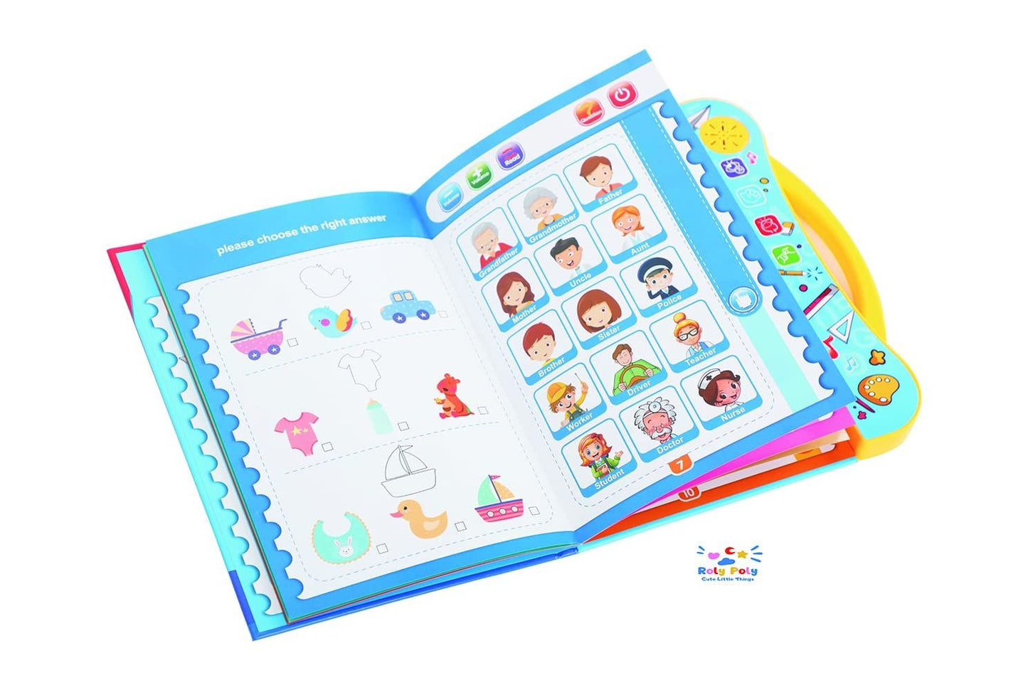 Interactive Kids Intelligence Book | Electronic Phonetic Learning E-Book